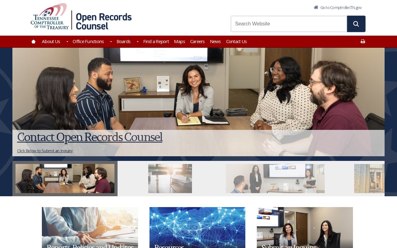 Tennessee public records guidance for a Houston County 72-hour release request